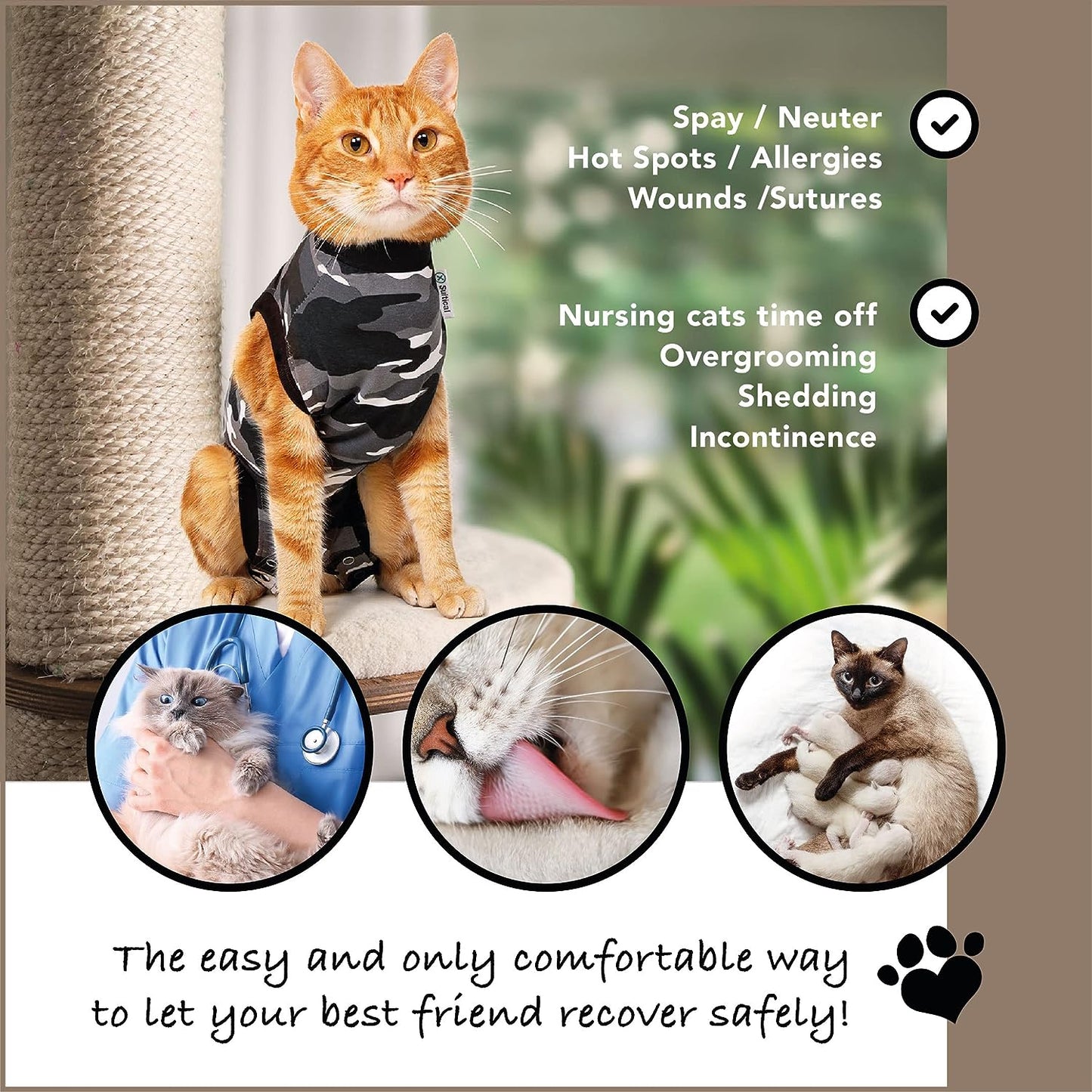 Suitical Recovery Suit® Cat